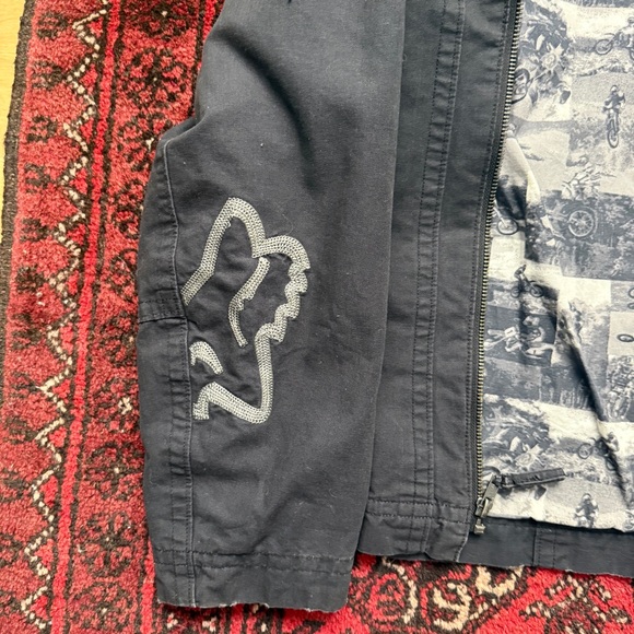 Fox Racing Women’s Moto Jacket with Graphic Lining Size Large - Picture 2 of 7